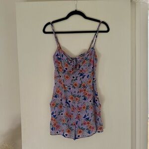 Yumi Kim Silk Floral Romper